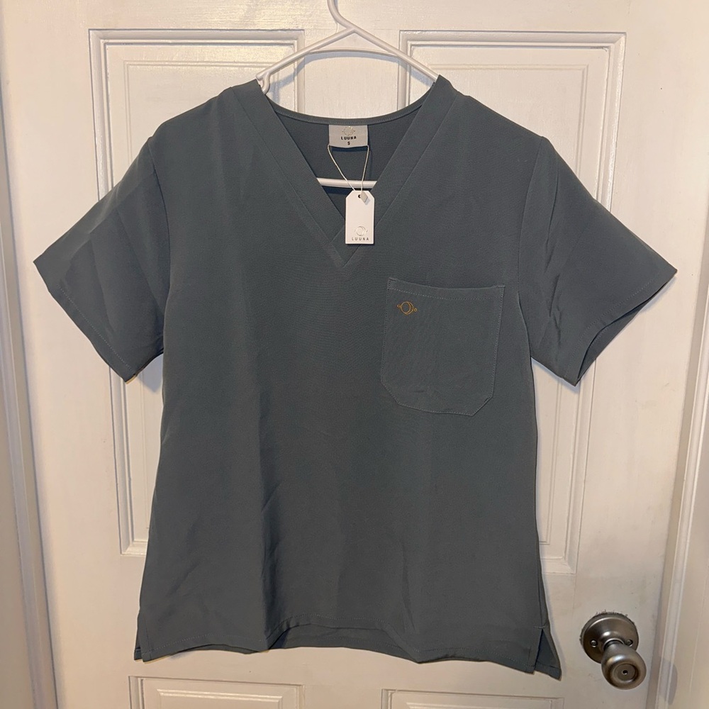 Blue-Gray Scrub Set